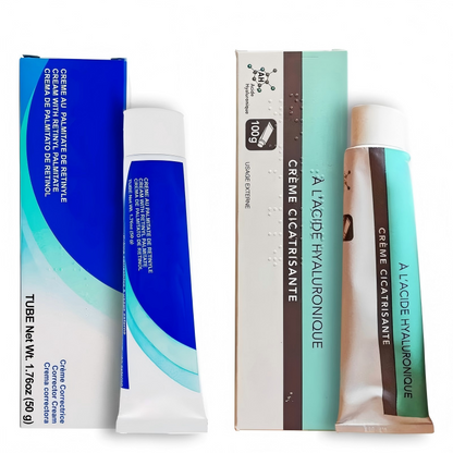 Top Sellers Duo: Vitamin A Pommade / Ialuset Hyaluronic Acid Anti-Wrinkle Cream