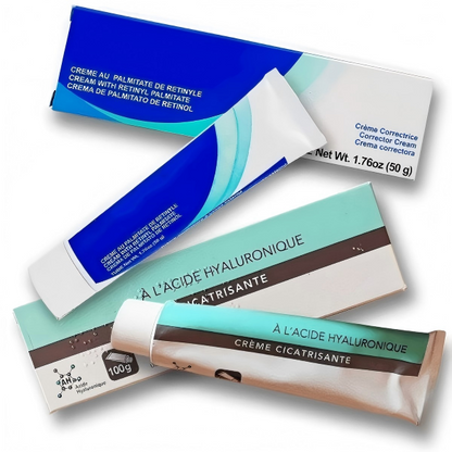 Top Sellers Duo: Vitamin A Pommade / Ialuset Hyaluronic Acid Anti-Wrinkle Cream